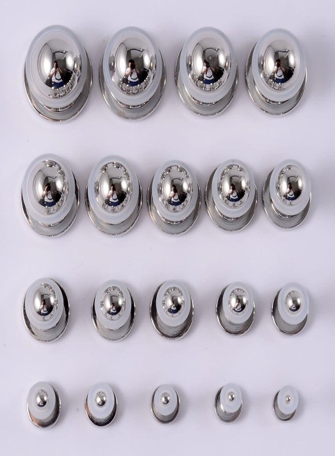 Lieson Tunnel Gauges, 2PCS Stainless Steel Ear Plugs 3.5mm Solid Round Polished Ear Gauge 6G Silver - Image 5